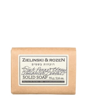 Zielinski & Rozen Pink Pepper, Elemi, Cinnamon, Leather Mydło w kostce 75 g