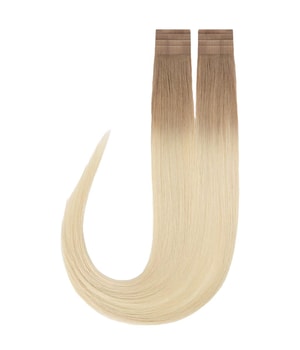 Rapunzel of Sweden Premium Tape Extensions Straight / Classic Tape 4 cm / 8 pieces Cool Platinum Blonde Balayage B7.3/10.10 40 cm Extensions de