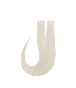 Rapunzel of Sweden Premium Tape Extensions Straight / Classic Tape 4 cm / 8 pieces 10.7 Light Grey 40 cm Haarverlängerung