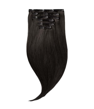 Rapunzel of Sweden Classic Clip-ins Straight / Medium Volume / 7 pieces 1.2 Black Brown 60 cm Hair extensions 120 g