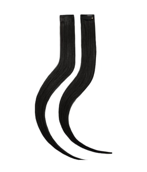 Rapunzel of Sweden Single Invisible Clip-ins Straight / 2 pieces 1.0 Black 40 cm Löshår