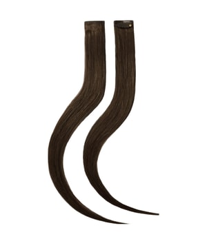 Rapunzel of Sweden Single Invisible Clip-ins Straight / 2 pieces 1.2 Black Brown 40 cm Löshår