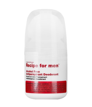 Recipe for Men Alcohol Free Antiperspirant Deodorant Roll-on deo