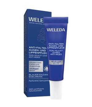 Weleda Anti-rynk Ögon- och läppvård med blå gentiana och edelweiss Ögonkräm