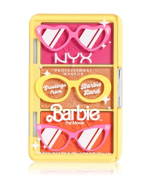 NYX Professional Makeup Barbie The Movie Blush & Highlighter Palette Paleta do makijażu 1 szt. Nr. 1 - It's a Barbie Party!