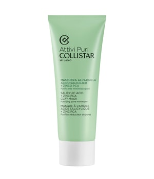 Collistar Attivi Puri Salicylic Acid + Zinc Clay Mask maseczka z glinki z kwasem hialuronowym 75 ml można nabyć na stronie Flaconi.pl