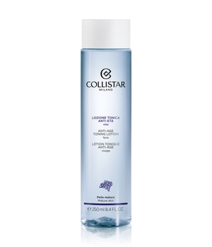 Collistar Cleansers Anti-age Toning Lotion Face tonik rozjaśniający o działaniu przeciwzmarszczkowym 250 ml można nabyć na stronie Flaconi.pl