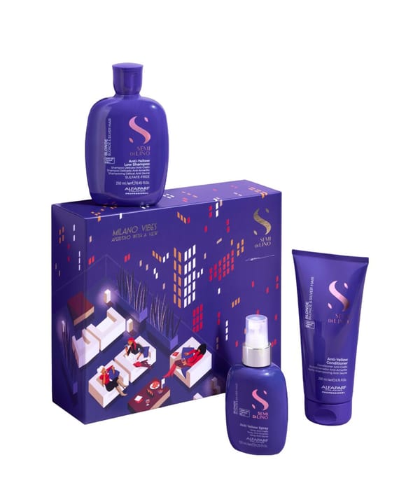 Produktbild 1 von 1, ALFAPARF MILANO Semi di Lino Blonde Haarpflegeset