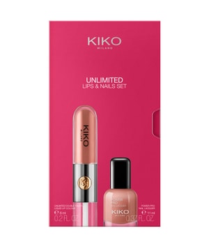 Kiko Milano Unlimited Lips & Nails Set Gezichtsmake-up set in Universal Rose 1 st