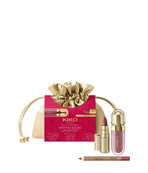 KIKO Milano TWIST 'N TWINKLE Holiday Mini Kiss Squad Lip Gift Set Coffret maquillage lèvres
