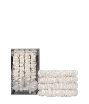 Slip Pure Silk Skinny Scrunchies - White Élastique cheveux 4 art.