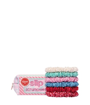 Slip Pure Silk Skinny Scrunchies with Complimentary Pouch - High Tide Hårstylingssæt