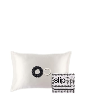 Slip Pure Silk Queen Gift Set with Lace Trim - Charm Hårplejesæt
