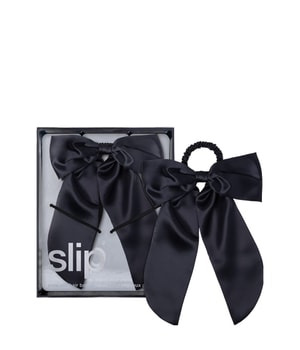 Slip Pure Silk Hair Bow - Black Hårelastik