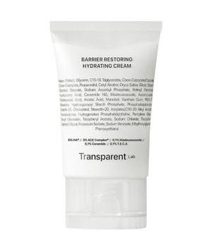 Transparent Lab Barrier Restoring Hydrating Cream Crème visage 50 ml