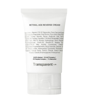 Transparent Lab Retinal Age Reverse Cream Crème visage