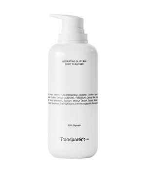 Transparent Lab Hydrating Glycerin Body Cleanser Douchegel 400 ml
