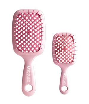 UNbrush Detangling Pastel Duo Set - Peony Light Pink No tangle-børste