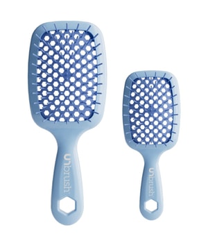 UNbrush Detangling Pastel Duo Set - Periwinkle Light Blue No tangle-børste