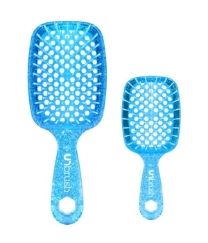 UNbrush Detangling Glitter Duo Set - Sapphire Blue Detangling brush