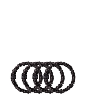 Pure Silk Skinny Scrunchies Black