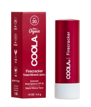 Coola Liplux Tinte Mineral Lip Balm Spf30 Lippenbalsem in Firecracker 4 g