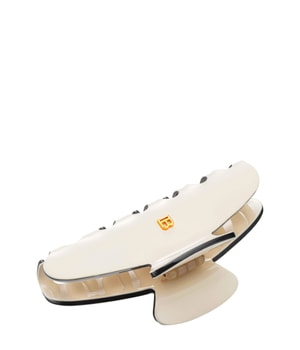Balmain Hair Couture Cellulose Acetate Pince à cheveux Large White/Black Hårnåle