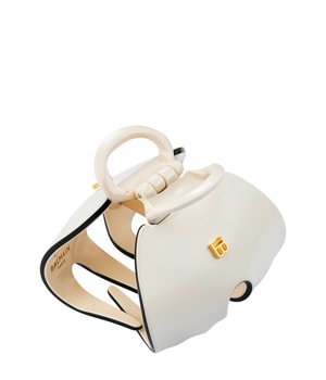 Balmain Hair Couture Cellulose Acetate Pince à Cheveux Impériale White/Black Barrettes Unisexe