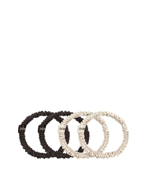 Dore & Rose Scrunchie 1 cm Set Brown & Champagne Hårsnodd