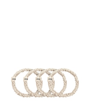 Dore & Rose Scrunchie 1 cm Set Champagne Hårsnodd