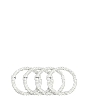 Dore & Rose Scrunchie 1 cm Set White Hårsnodd