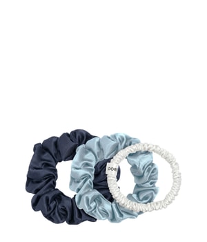 Dore & Rose Scrunchie 1 cm White, 2 cm Light Blue & 3 cm Dark Blue Set Hårstylingkit