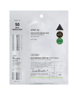 VT Cosmetics Mild Reedle Shot 50 2-Step Mask Sheet Mask 1 st