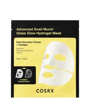 Cosrx Advanced Snail Mucin Glass Glow Hydrogel Mask Maseczka w płacie 1 szt.