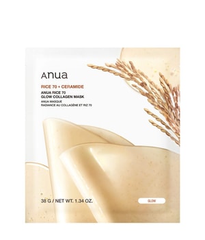 Anua Rice 70 Ceramide Glow Collagen Mask Ansigtsmaske