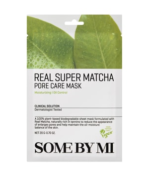 Some By Mi Real Care Mask Super Matcha Pore Care Mask Sheet Mask 20 ml