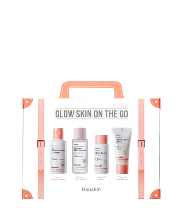 Produktbillede 1 af 2, Hanskin Glow Skin On The Go Ansigtsplejesæt