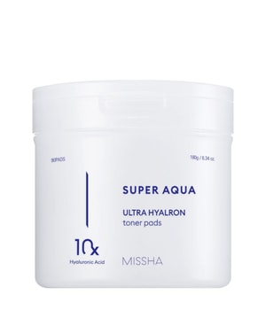 MISSHA Super Aqua Ultra Hyalron Toner Pads Waciki oczyszczające 180 g