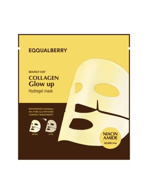 Eqqualberry Collagen Glow up Hydrogel Mask Gezichtsmasker 4 ct