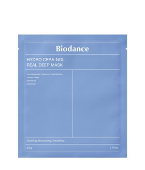 Biodance Hydro Cera-nol Real Deep Mask maseczka nawilżająca do twarzy o działaniu uspokajającym 34 g można nabyć na stronie Flaconi.pl