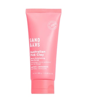 Sand & Sky Australian Pink Clay Micro-exfoliating face scrub Cleansing gel