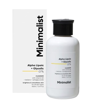 Minimalist Alpha Lipoic + Glycolic 07% Cleanser Reinigingsgel 100 ml