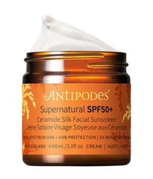 Antipodes Supernatural SPF50+ Ceramide Silk Facial Sunscreen Solcreme
