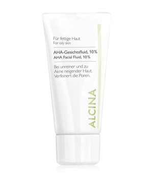 ALCINA Fettige bis Mischhaut Płyn do twarzy z kwasami AHA 10% Fluid do twarzy 50 ml można nabyć na stronie Flaconi.pl