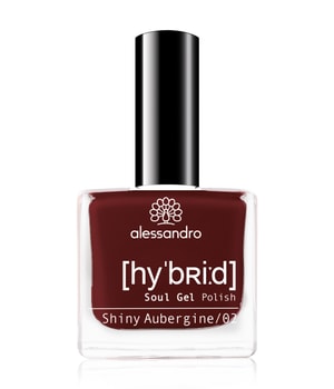 Alessandro Hybrid Lakier do paznokci 8 ml Shiny Aubergine