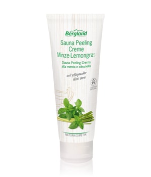 Bergland Sauna Peeling Cream Mint Lemongrass Crème pour le corps
