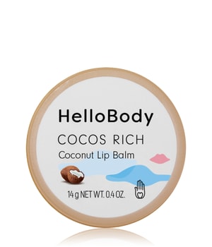 HelloBody Cocos Rich Coconut Lip Balm Lippenbalsem 14 g