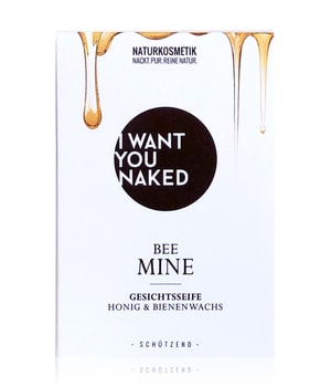 I Want YOU Naked BEE Mine Honig & Bienenwachs Gezichtszeep 100 g