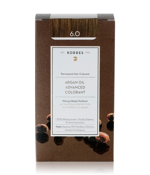 Korres Arganolie Geavanceerde Haarkleuring Dark Blonde / donkerblond 6.0 Haarkleur 1 ct