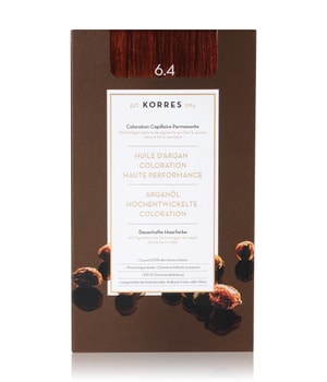 Korres Arganöl Hochentwickelte Haarcoloration Copper Dark Blonde / Dunkelblond Kupfer 6.4 Haarkleur 1 ct